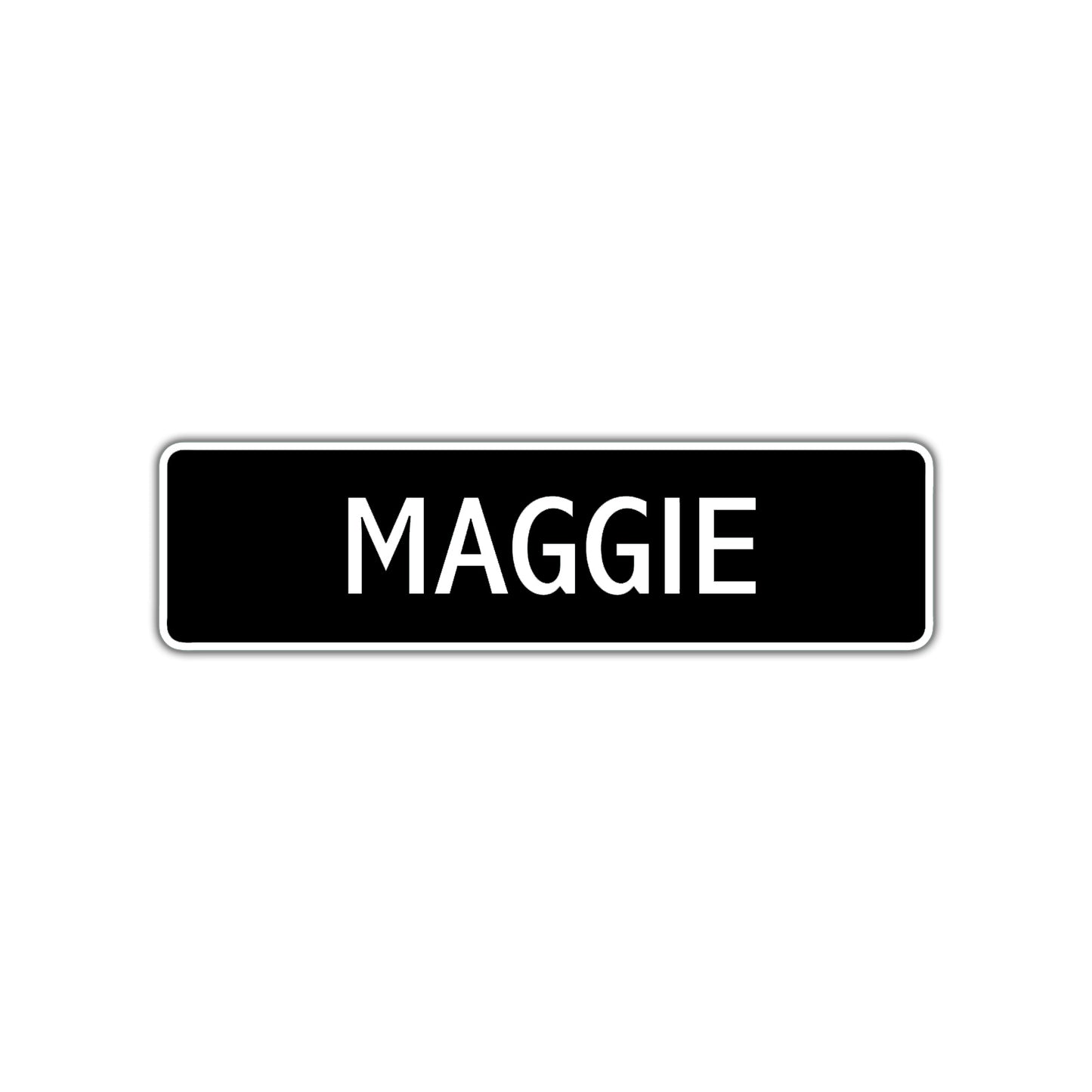 Maggie Street Sign Children Name Room Plate
