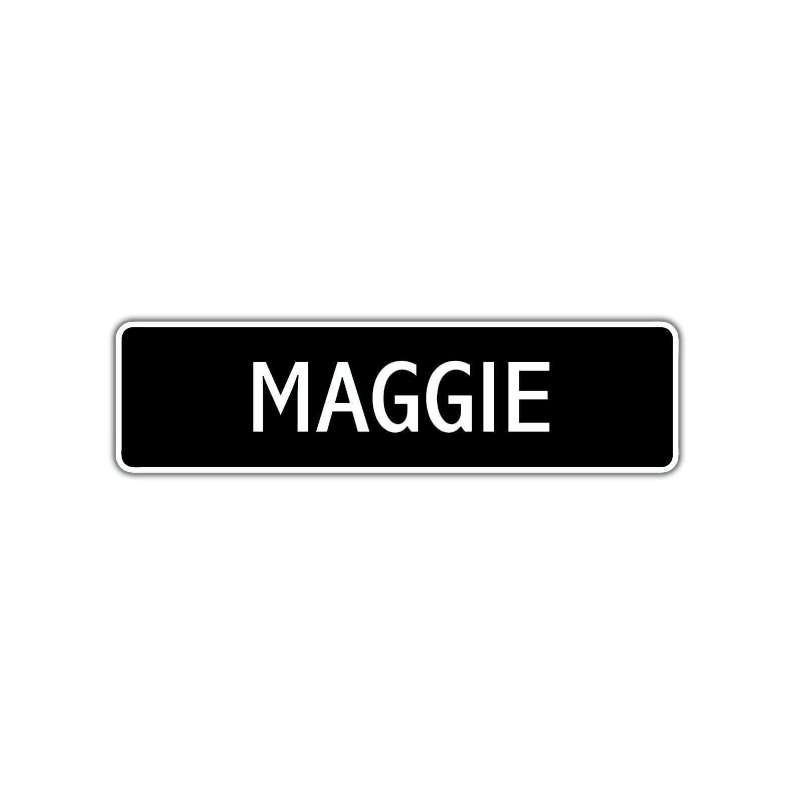 Maggie Street Sign Children Name Room Plate