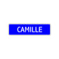 Camille Street Sign Children Name Room Plate