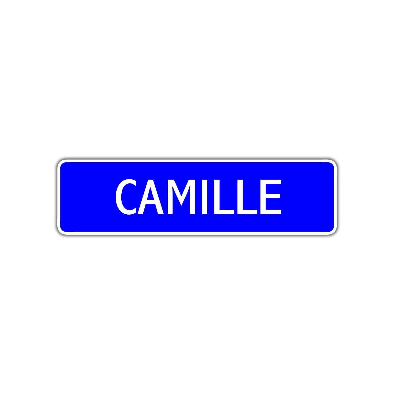 Camille Street Sign Children Name Room Plate