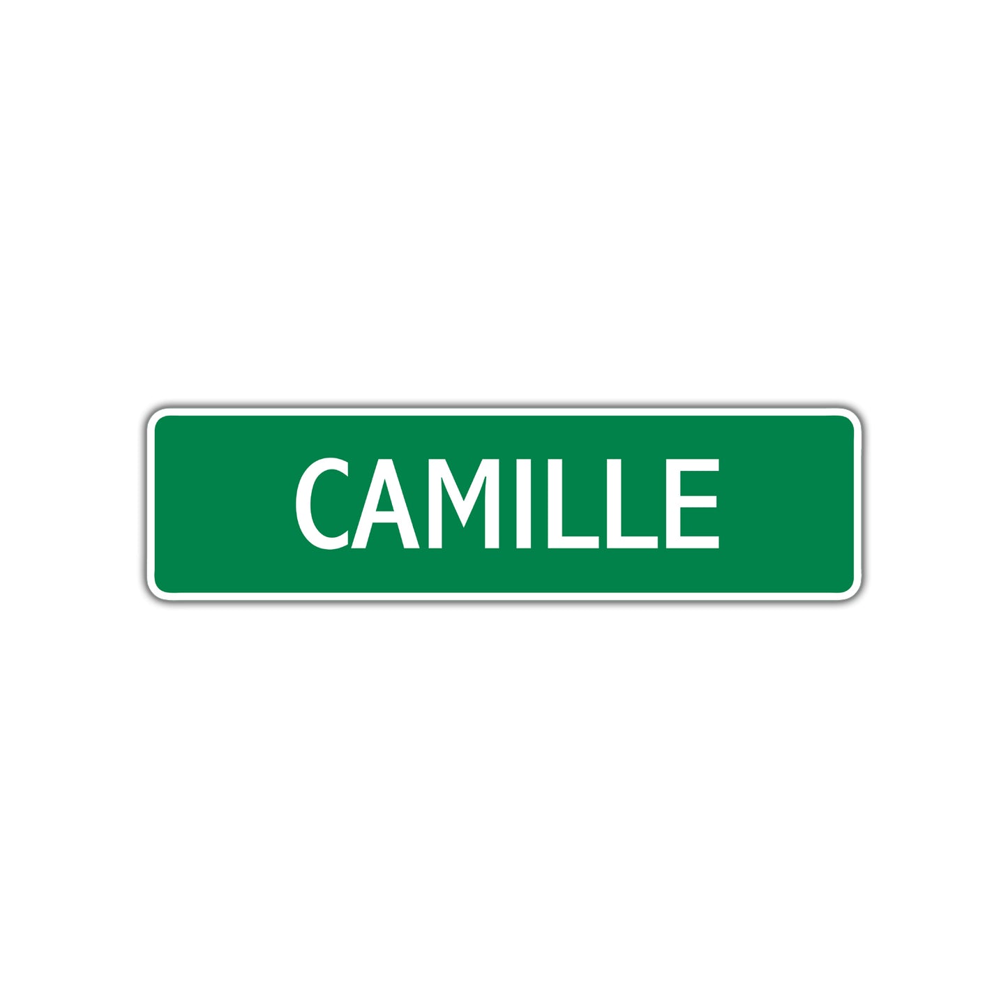 Camille Street Sign Children Name Room Plate