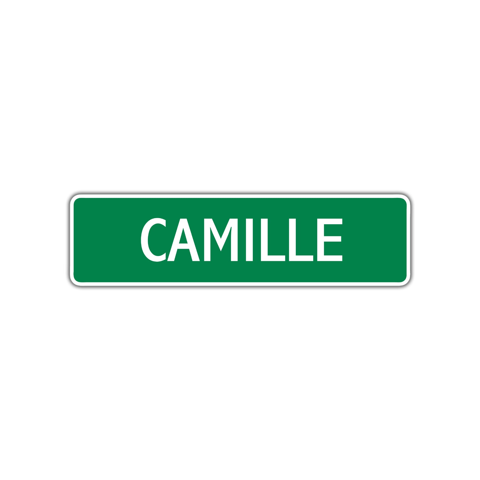 Camille Street Sign Children Name Room Plate