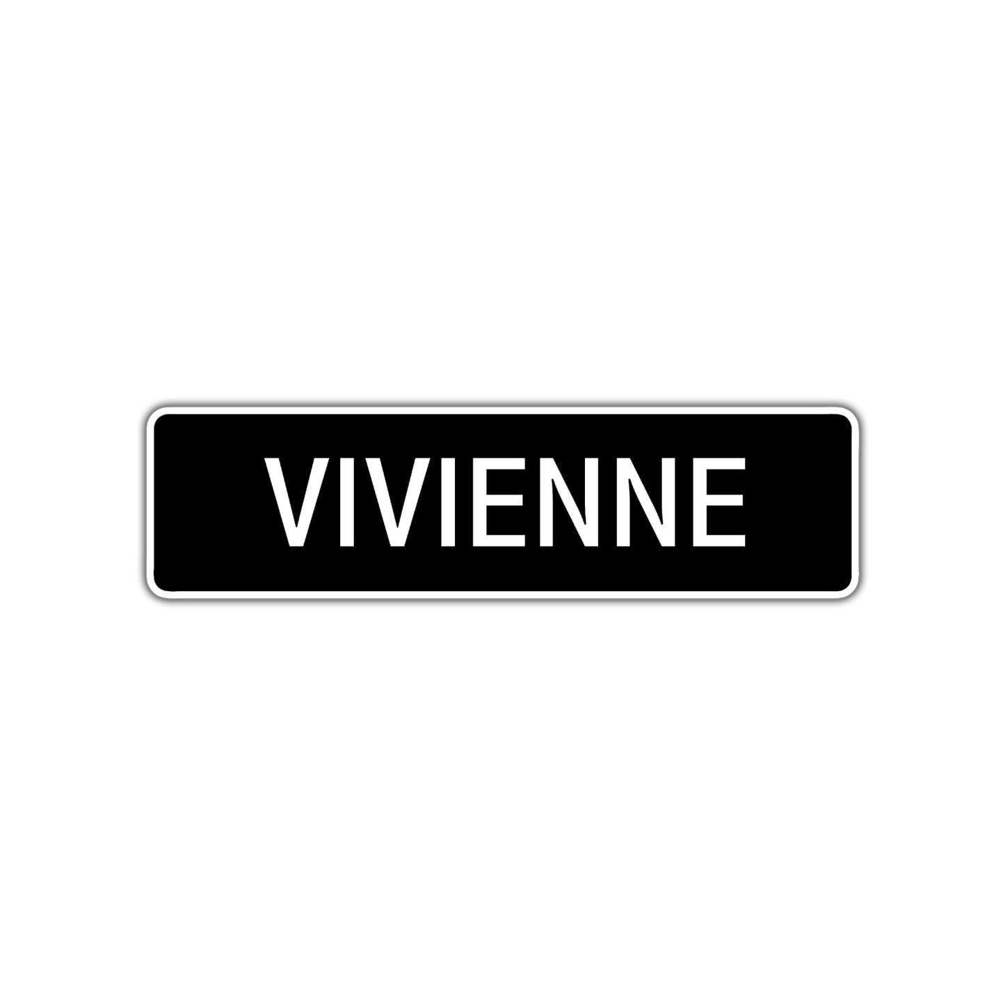 Vivienne Street Sign Children Name Room Plate