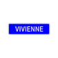 Vivienne Street Sign Children Name Room Plate