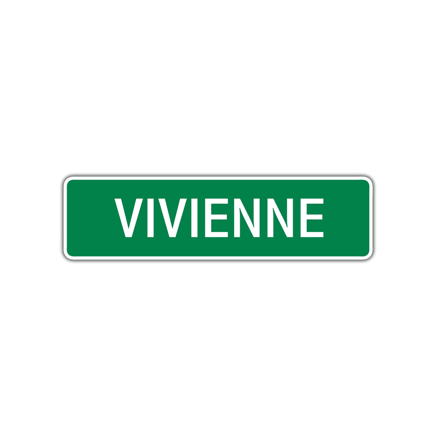 Vivienne Street Sign Children Name Room Plate
