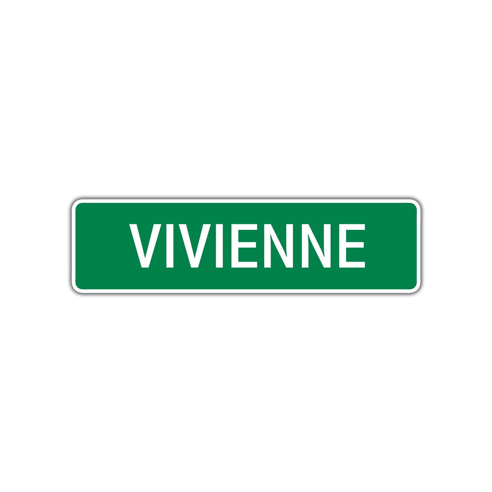 Vivienne Street Sign Children Name Room Plate