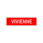 Vivienne Street Sign Children Name Room Plate