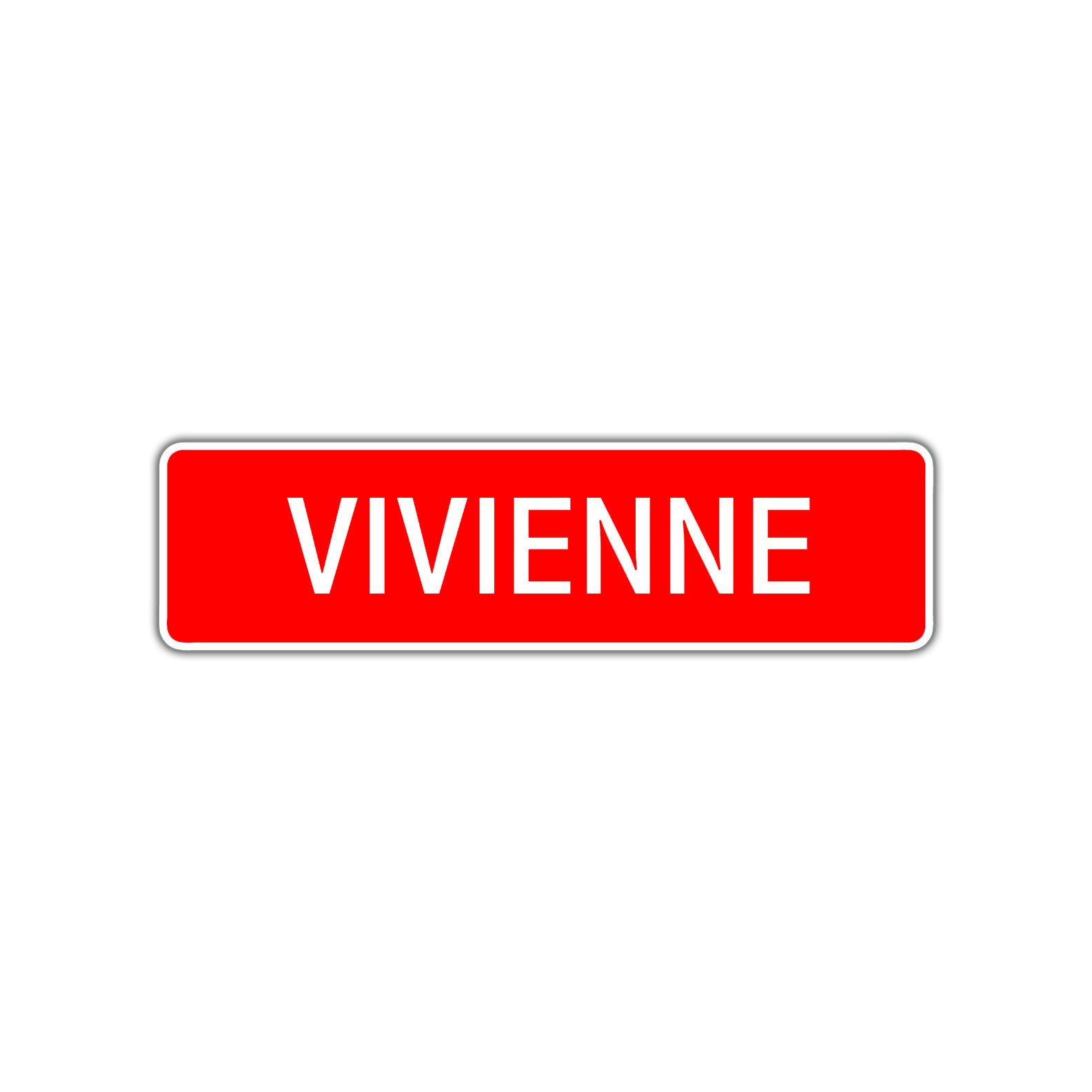 Vivienne Street Sign Children Name Room Plate