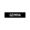 Gemma Street Sign Children Name Room Plate