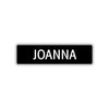 Joanna Street Sign Children Name Room Plate