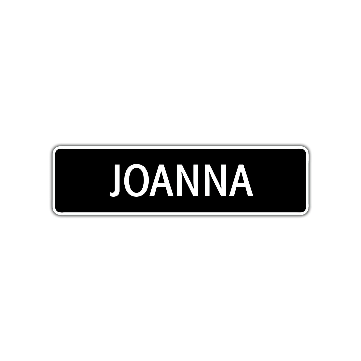 Joanna Street Sign Children Name Room Plate
