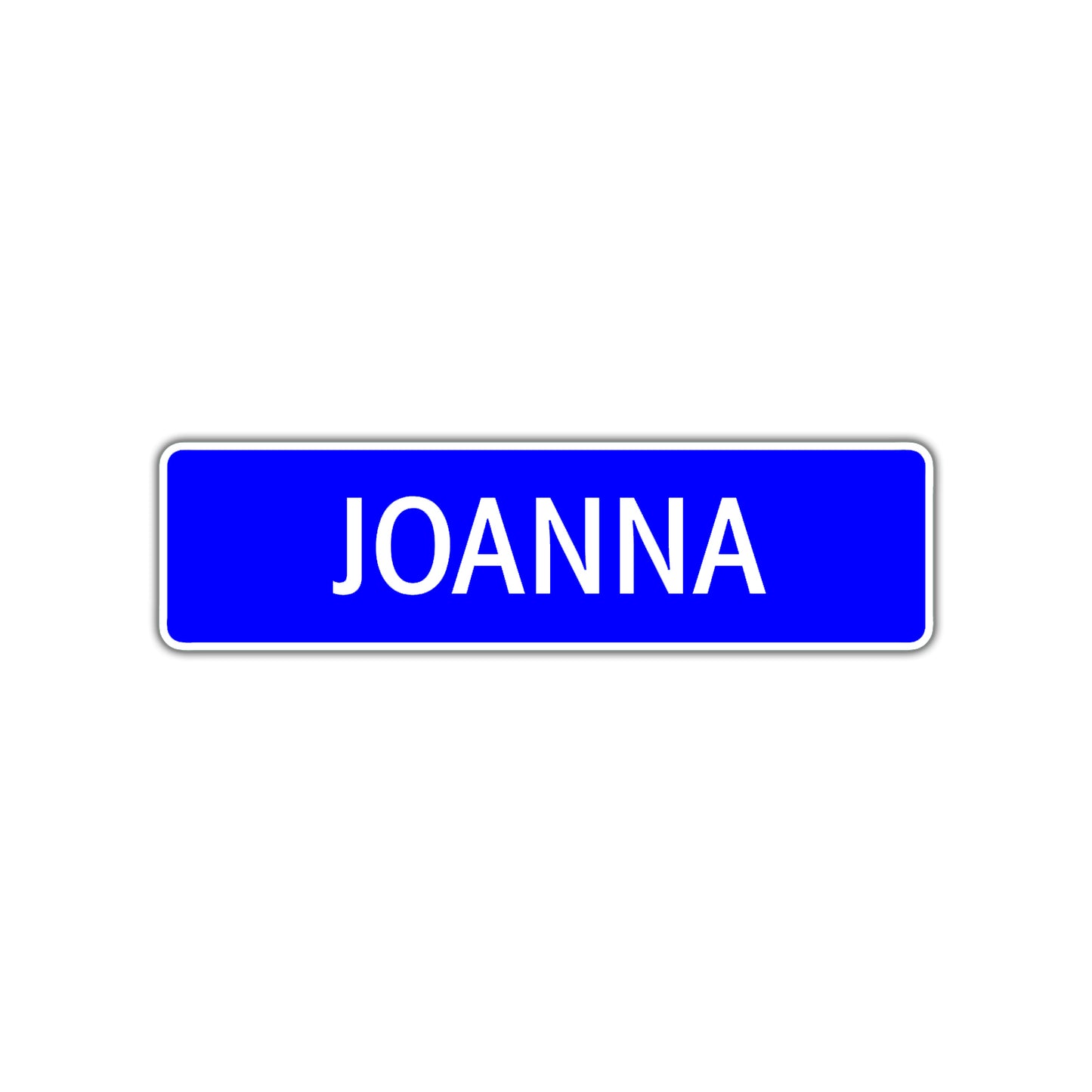 Joanna Street Sign Children Name Room Plate