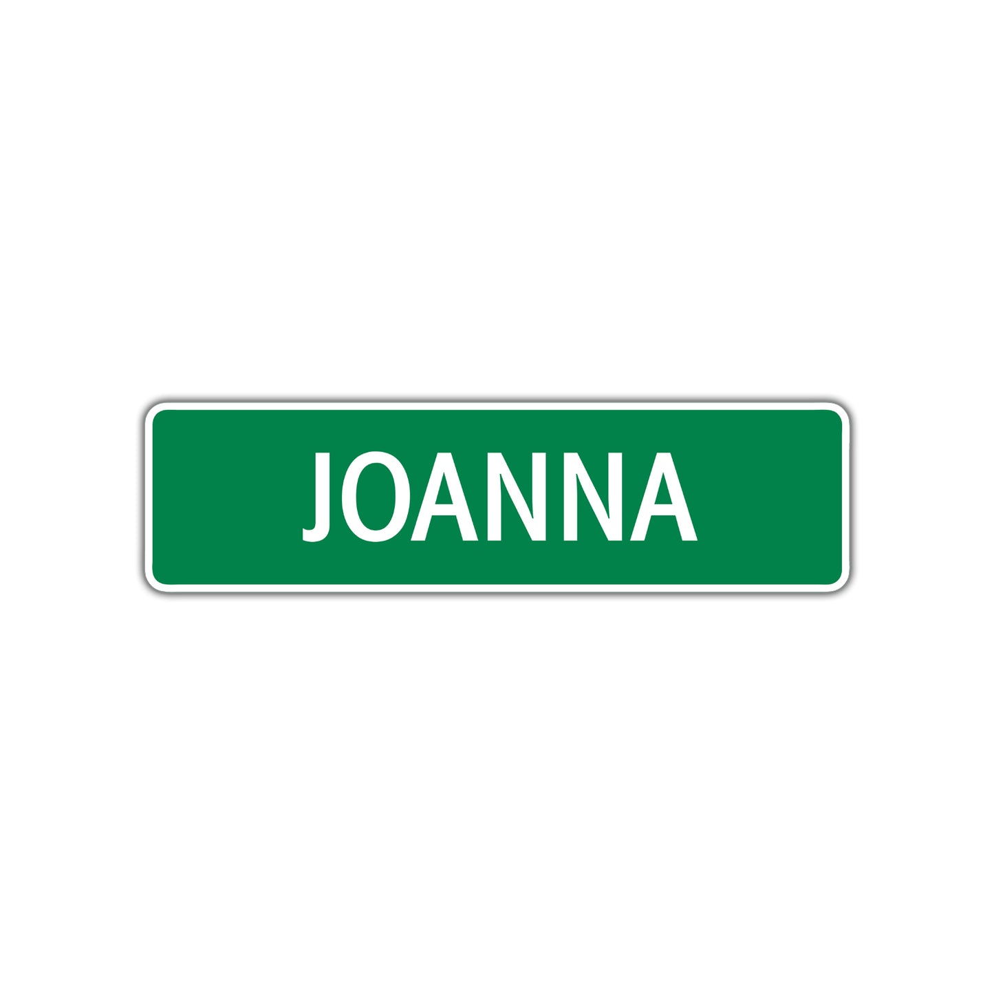 Joanna Street Sign Children Name Room Plate