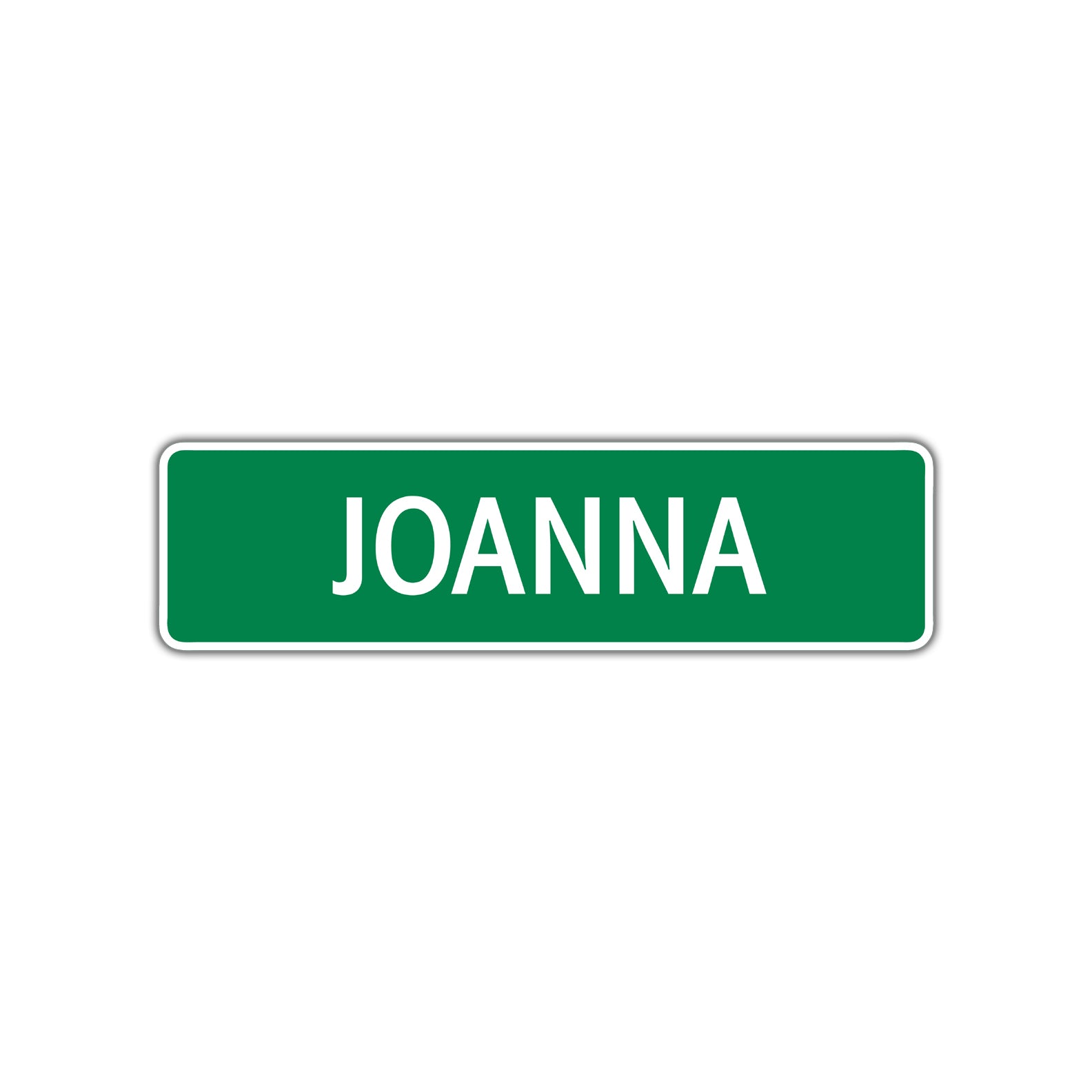 Joanna Street Sign Children Name Room Plate