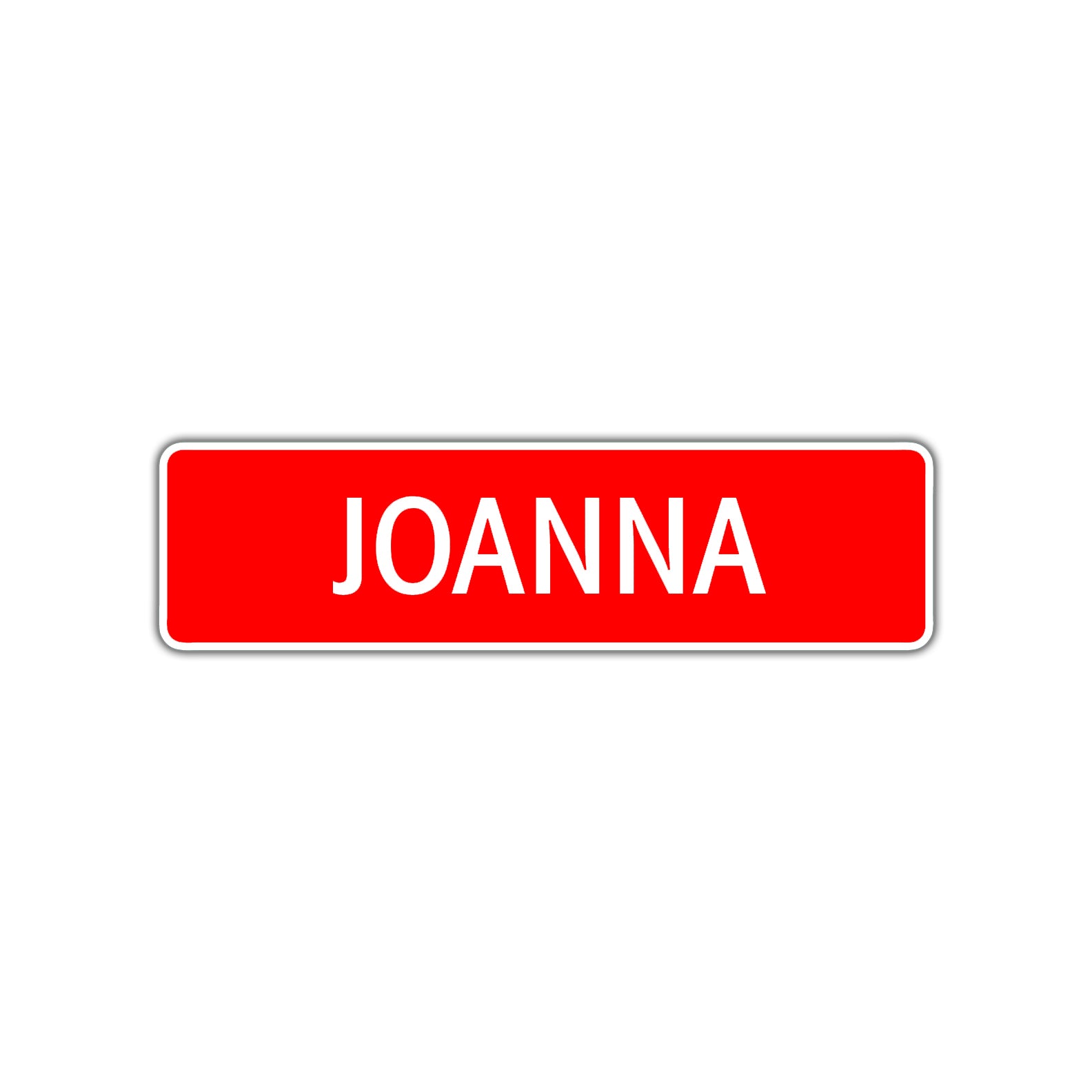 Joanna Street Sign Children Name Room Plate