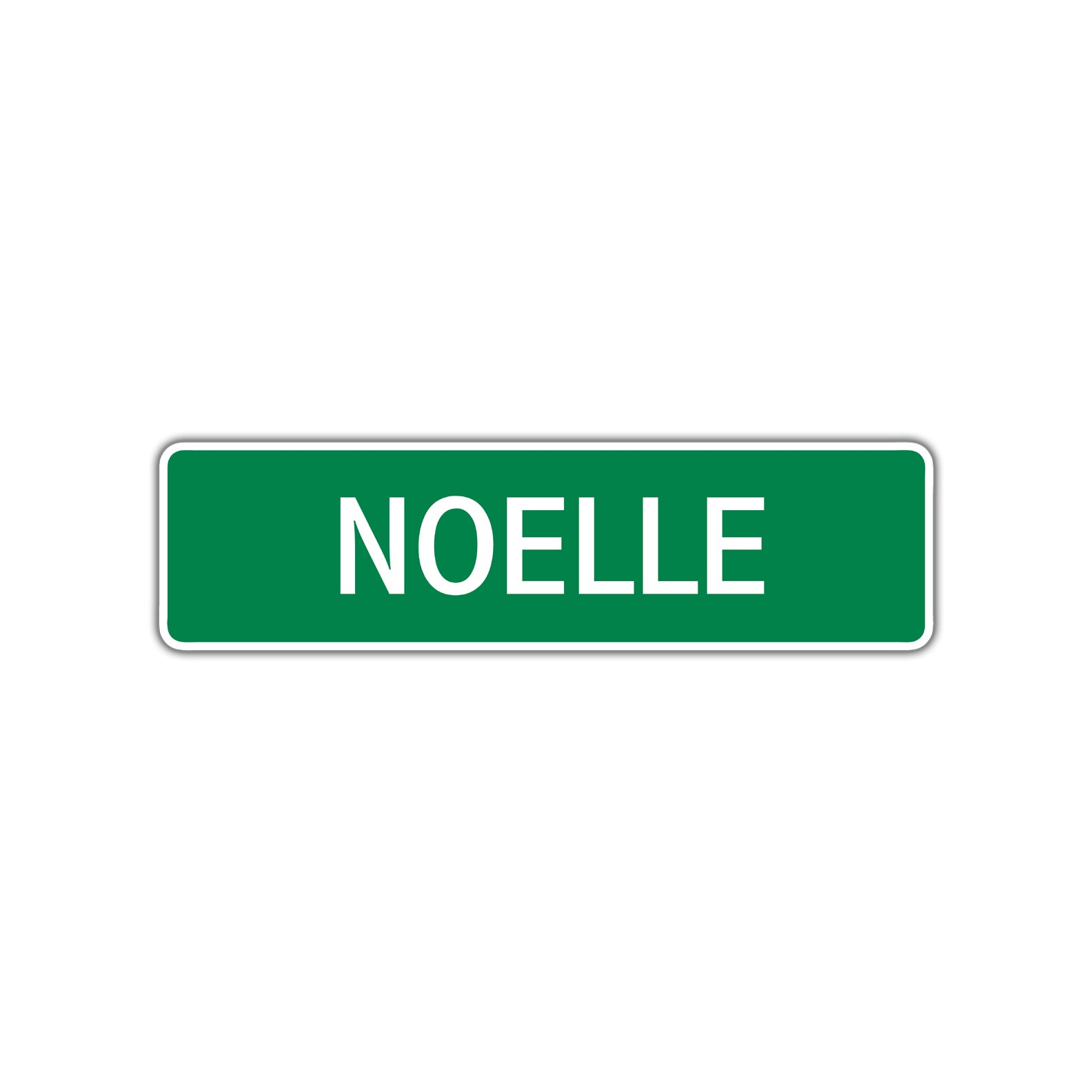 Noelle Street Sign Children Name Room Plate