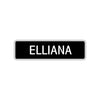Elliana Street Sign Children Name Room Plate