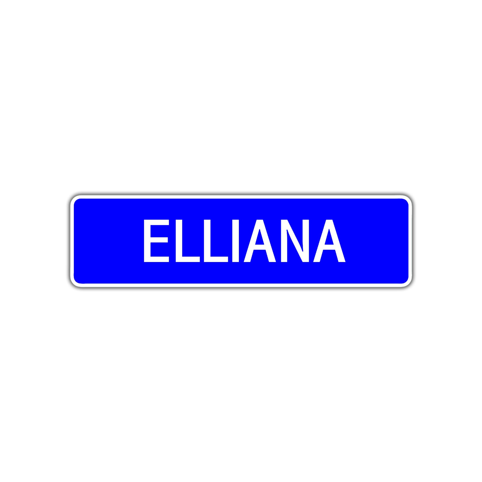 Elliana Street Sign Children Name Room Plate