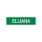 Elliana Street Sign Children Name Room Plate