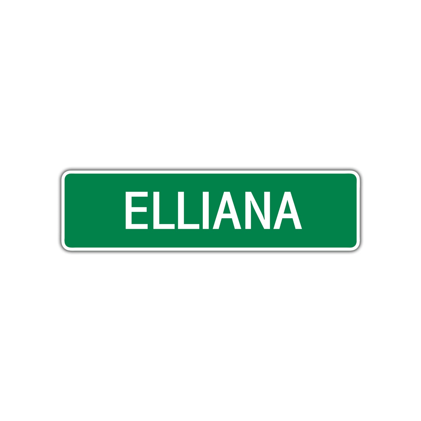 Elliana Street Sign Children Name Room Plate