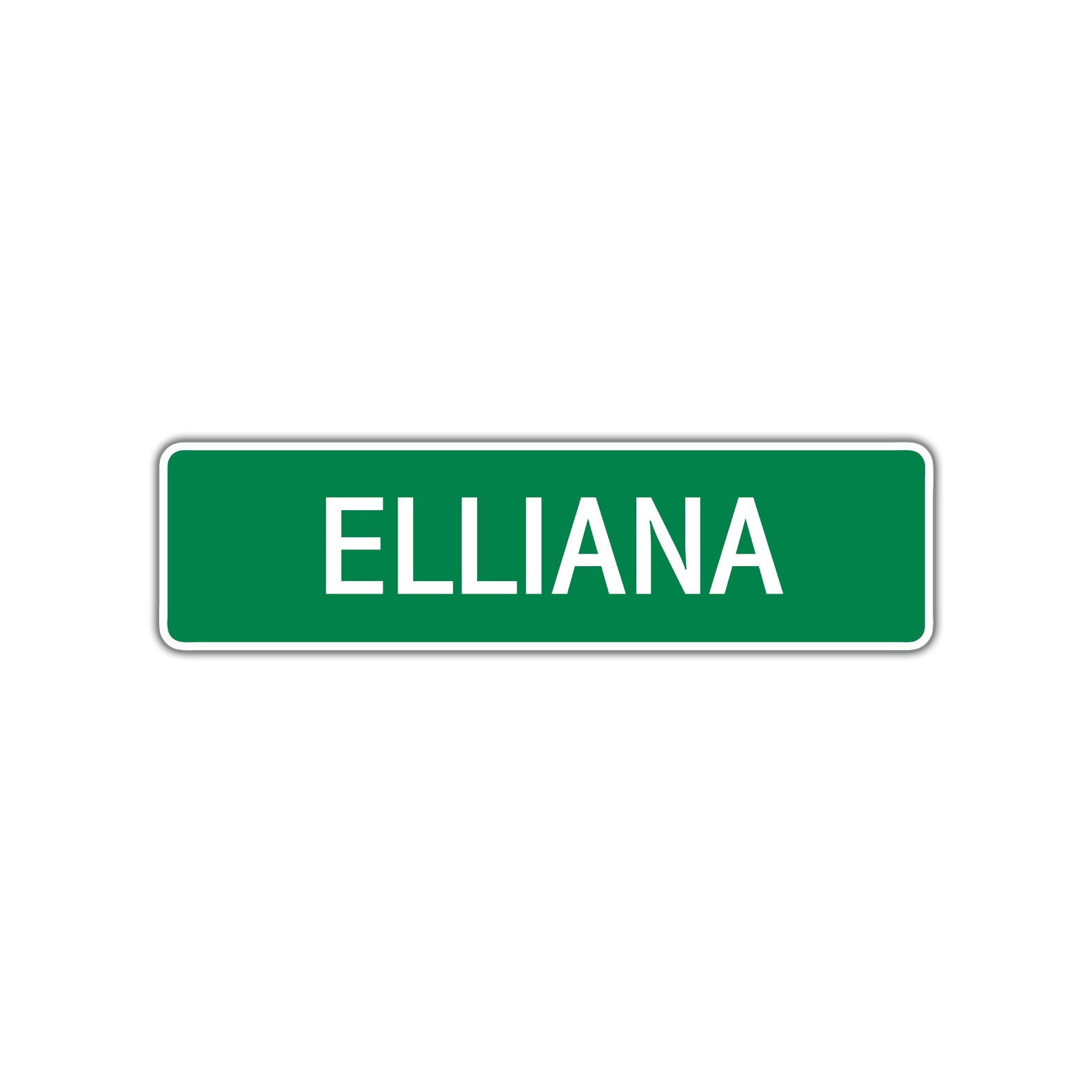 Elliana Street Sign Children Name Room Plate