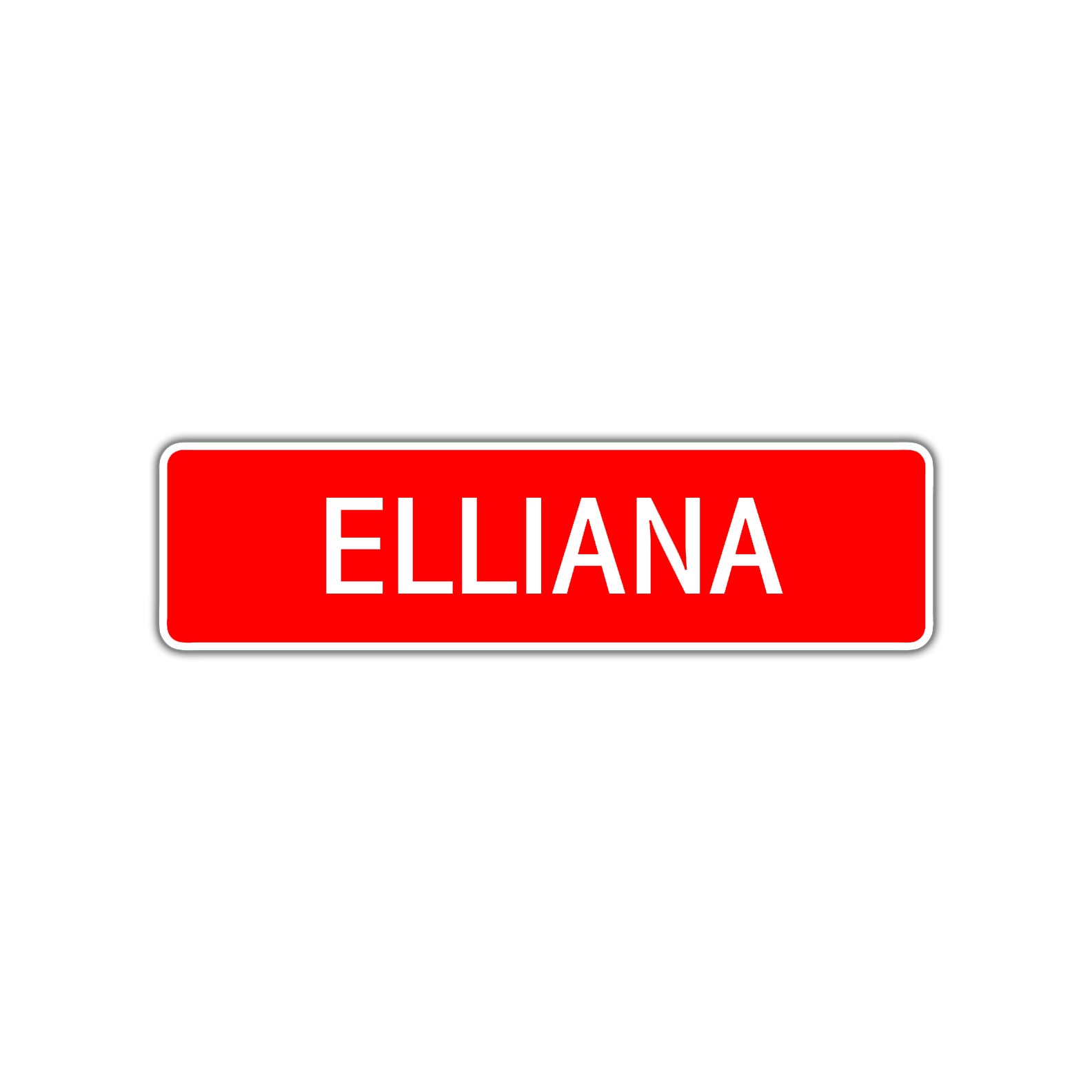 Elliana Street Sign Children Name Room Plate