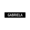 Gabriela Street Sign Children Name Room Plate