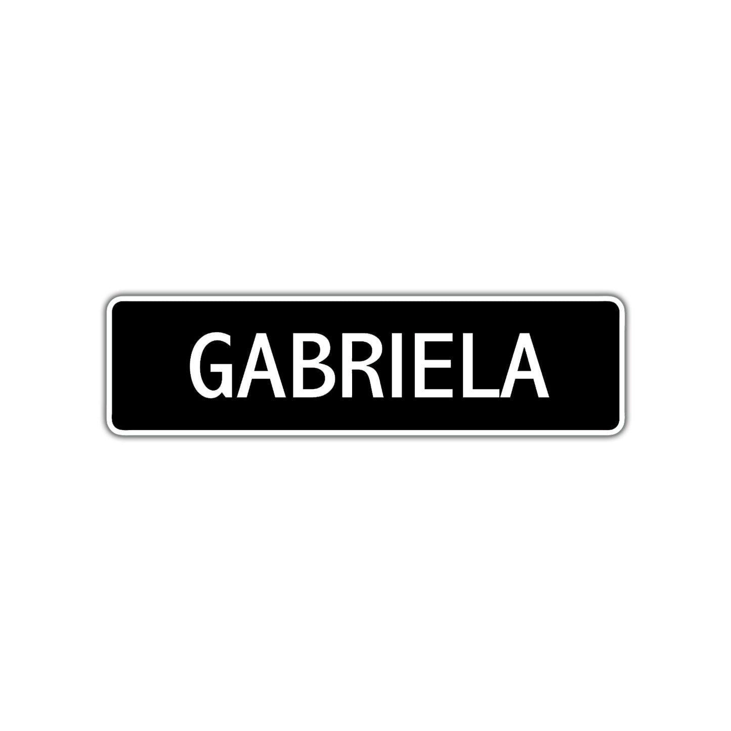 Gabriela Street Sign Children Name Room Plate