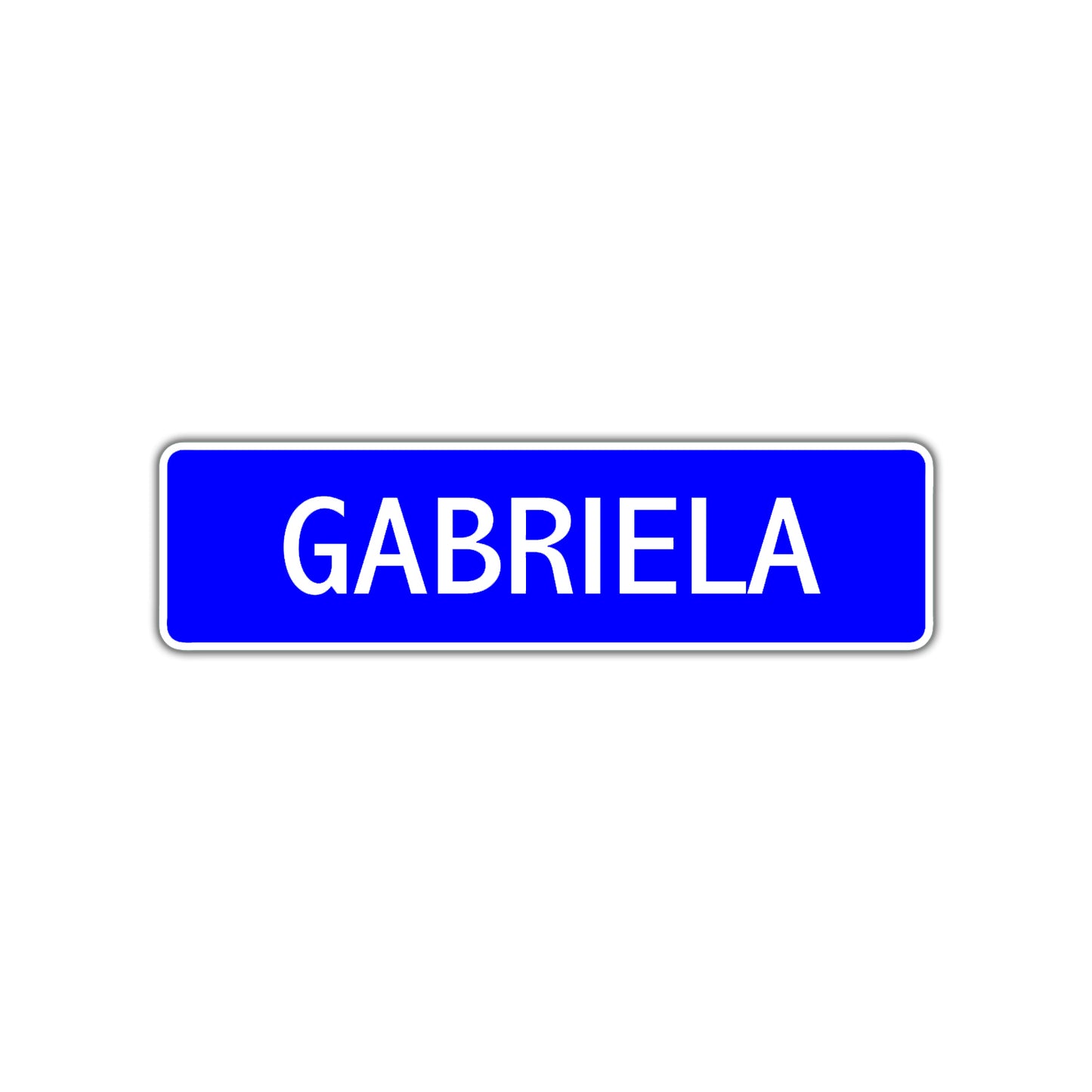 Gabriela Street Sign Children Name Room Plate