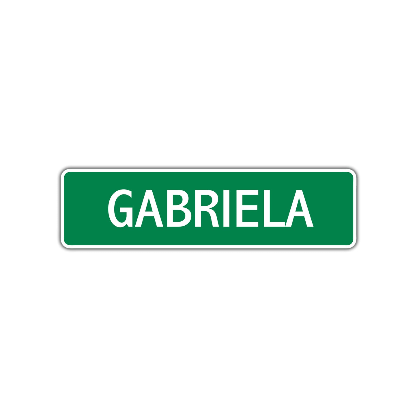 Gabriela Street Sign Children Name Room Plate