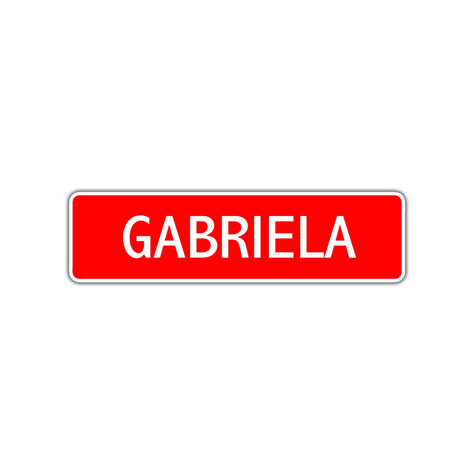 Gabriela Street Sign Children Name Room Plate