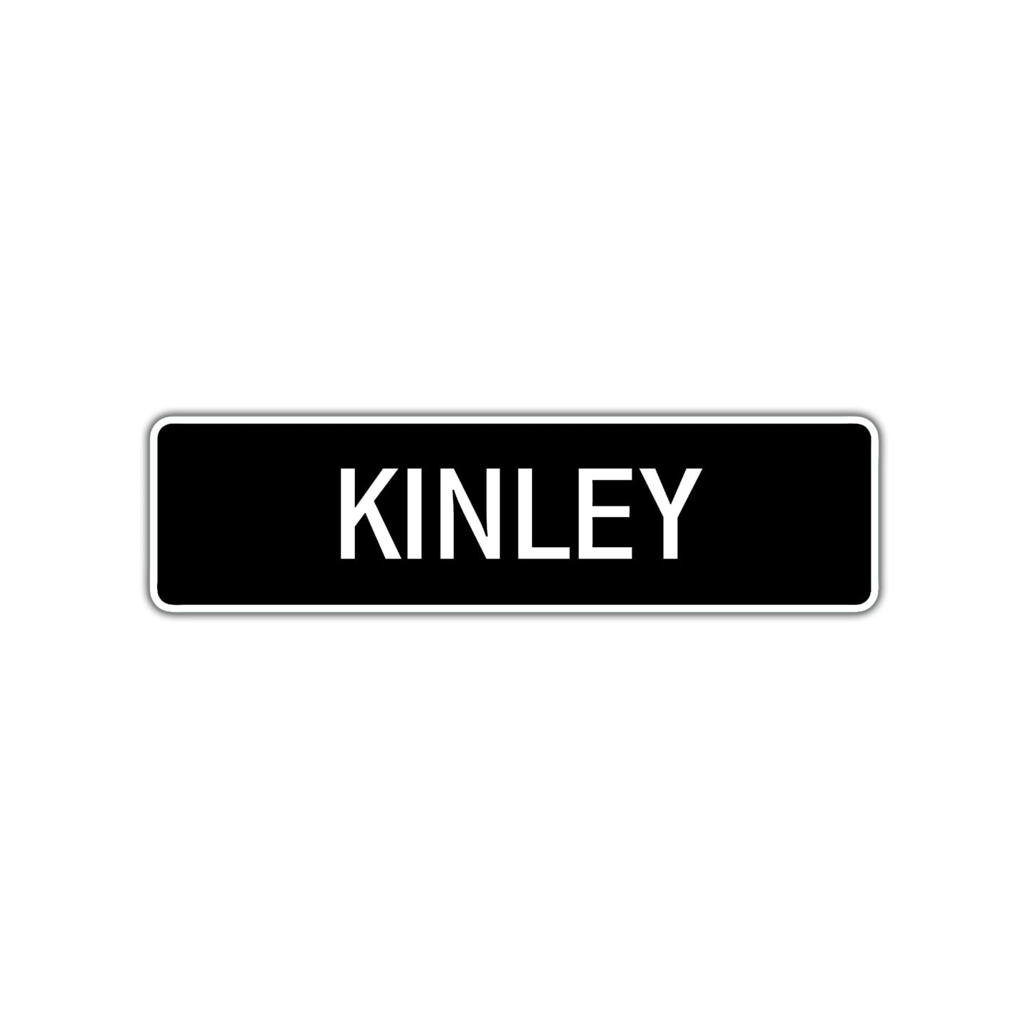 Kinley Street Sign Children Name Room Plate