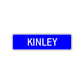 Kinley Street Sign Children Name Room Plate