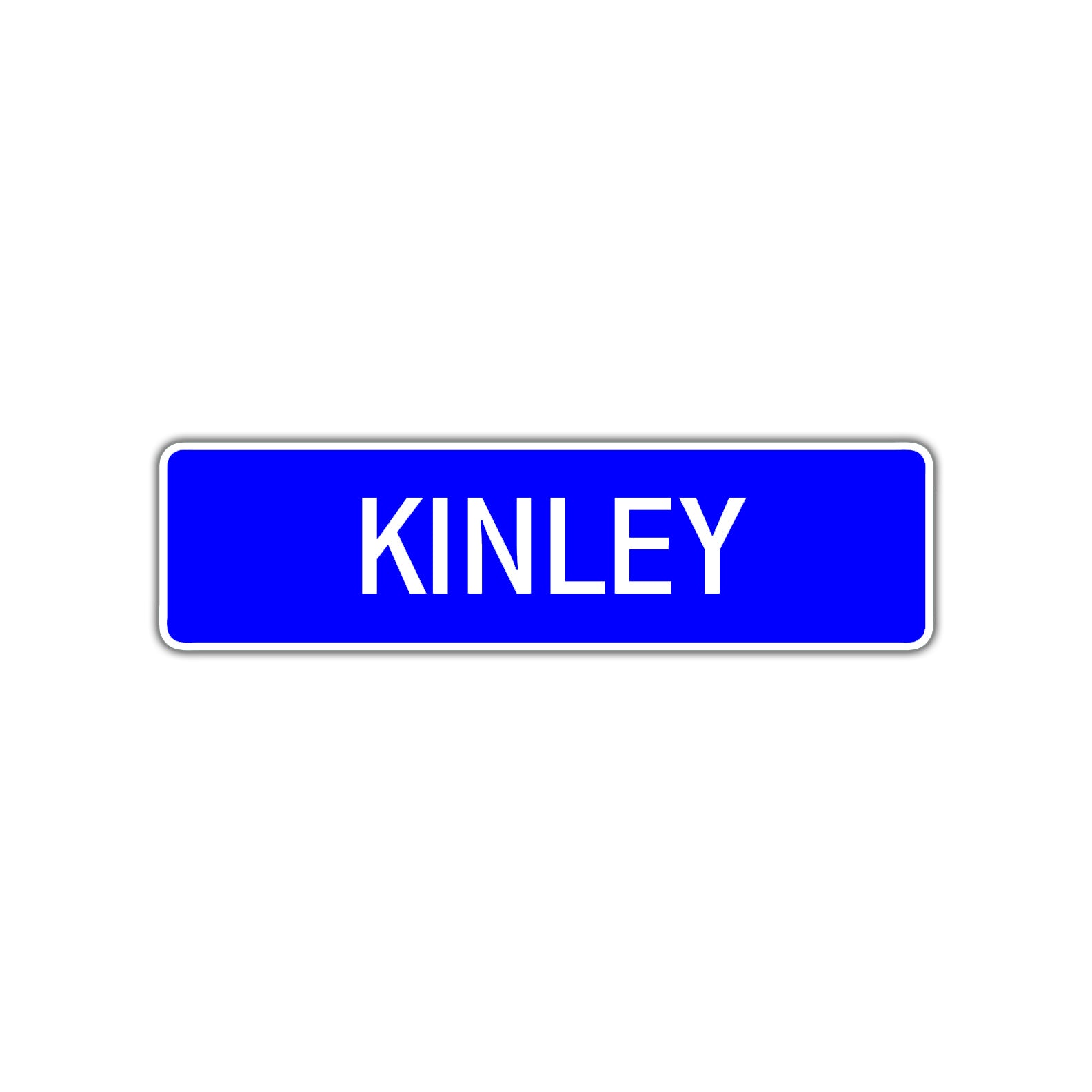 Kinley Street Sign Children Name Room Plate