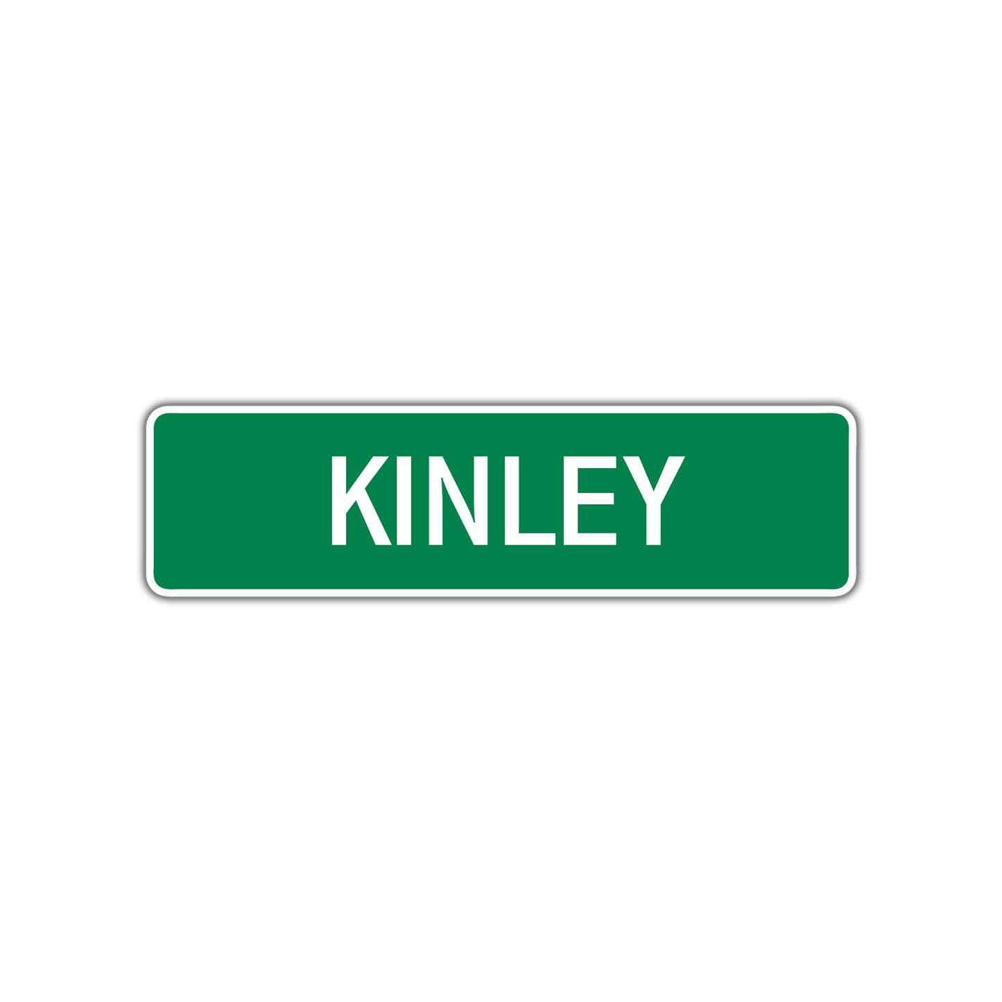 Kinley Street Sign Children Name Room Plate