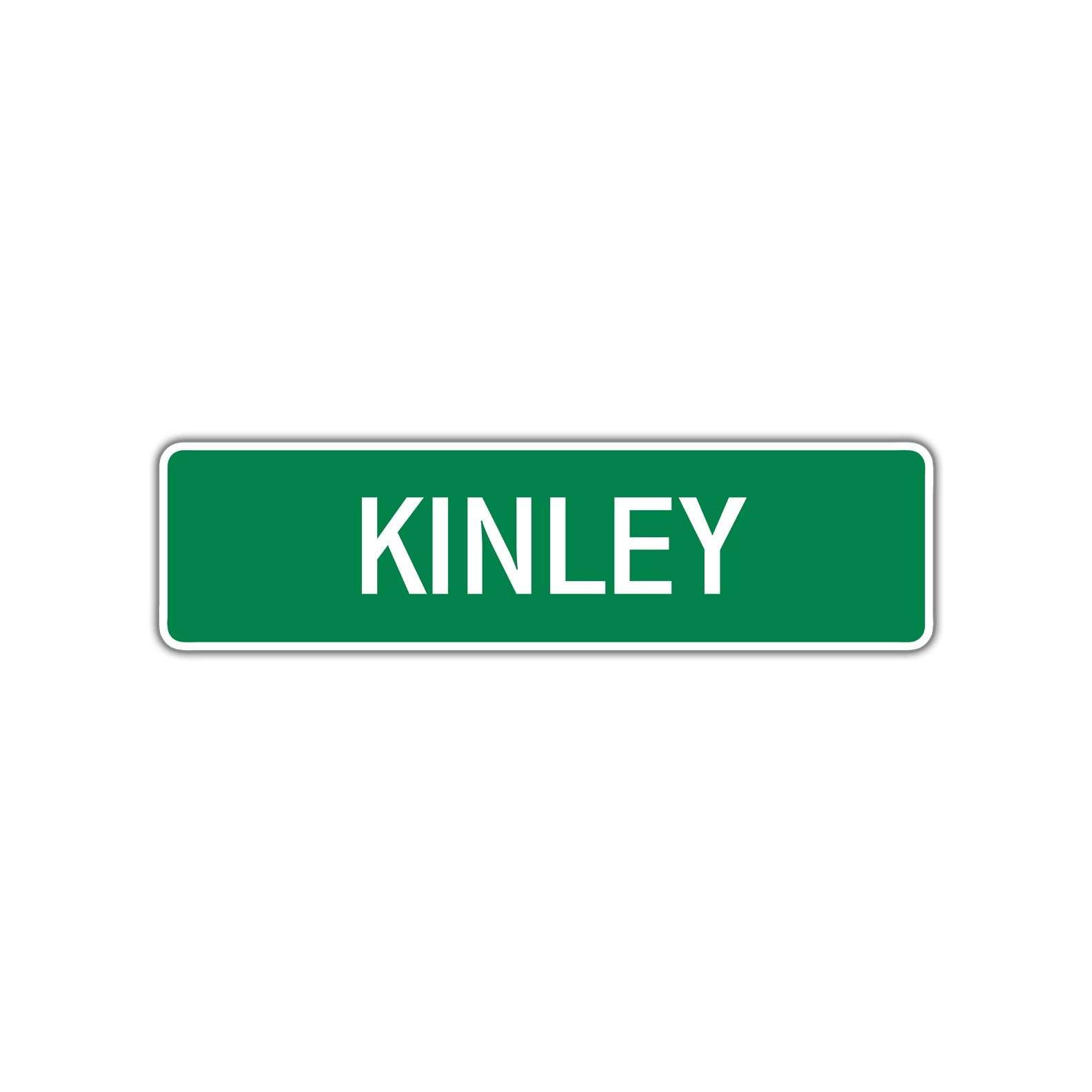 Kinley Street Sign Children Name Room Plate