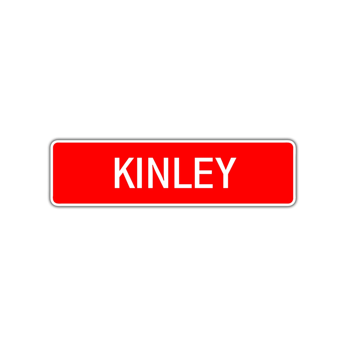 Kinley Street Sign Children Name Room Plate