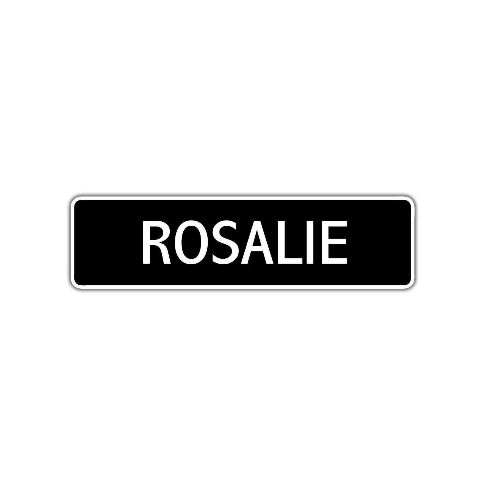 Rosalie Street Sign Children Name Room Plate