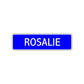Rosalie Street Sign Children Name Room Plate