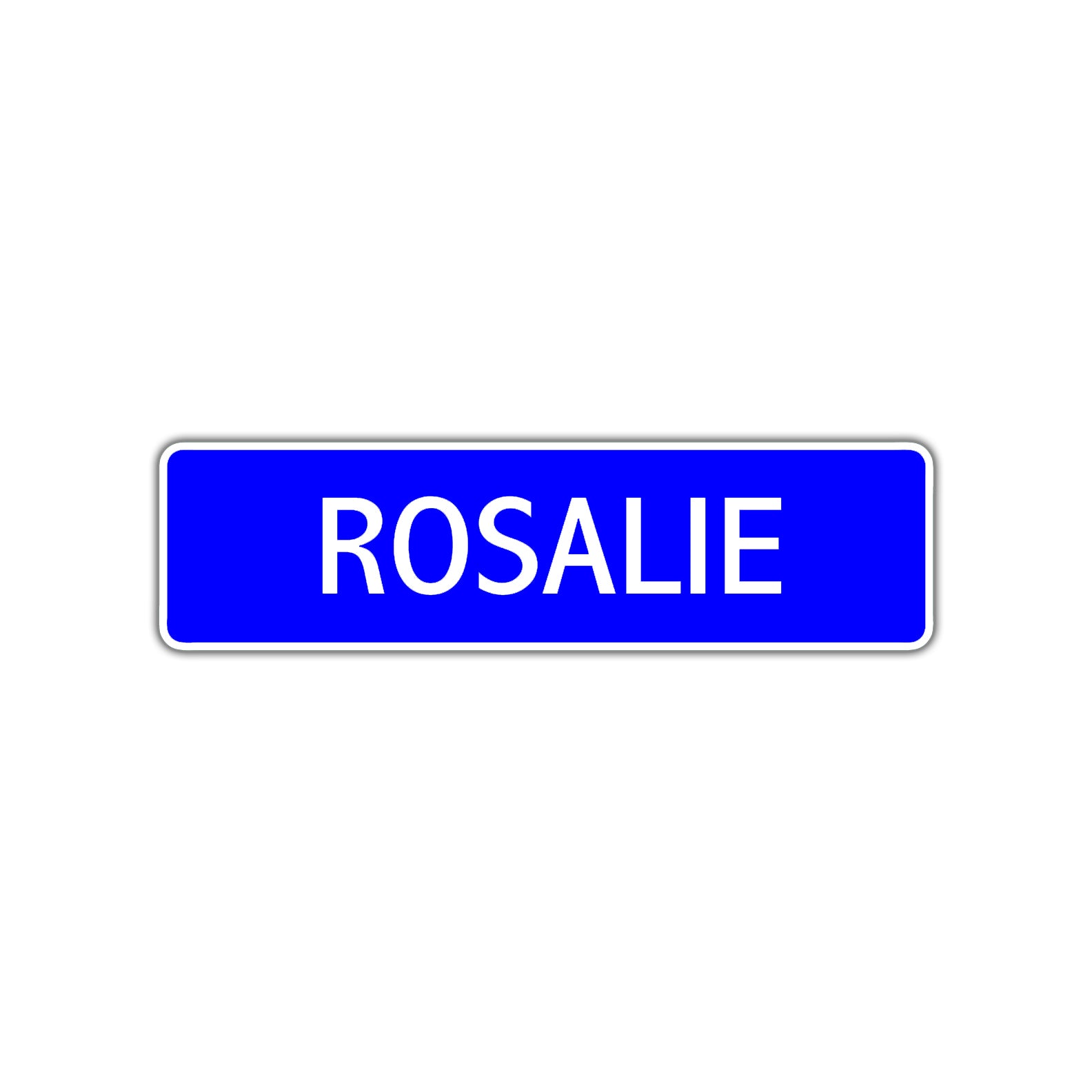 Rosalie Street Sign Children Name Room Plate