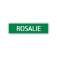 Rosalie Street Sign Children Name Room Plate