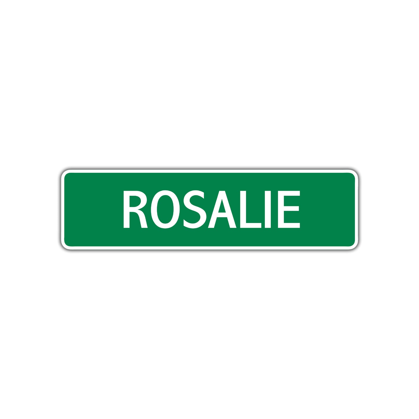 Rosalie Street Sign Children Name Room Plate