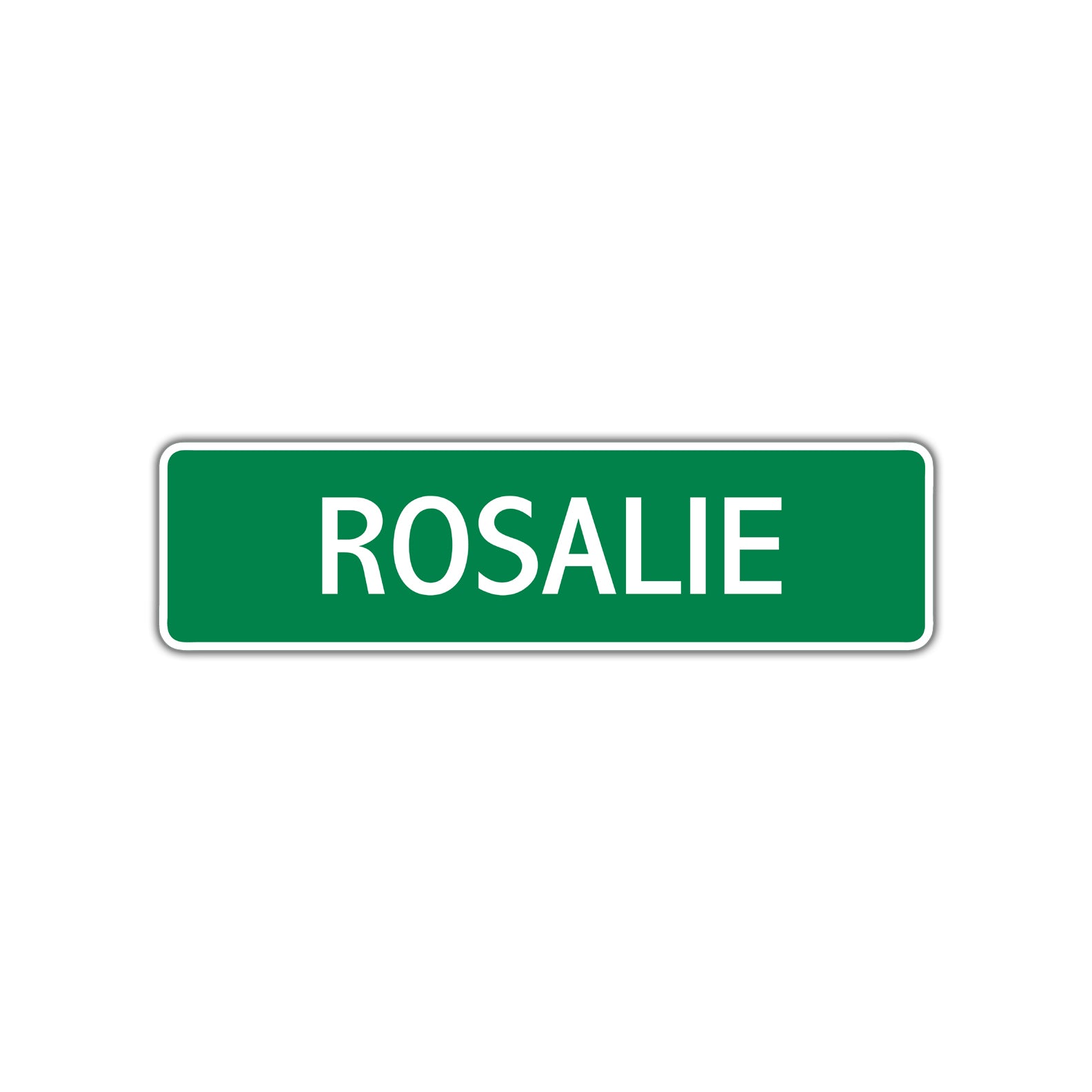 Rosalie Street Sign Children Name Room Plate