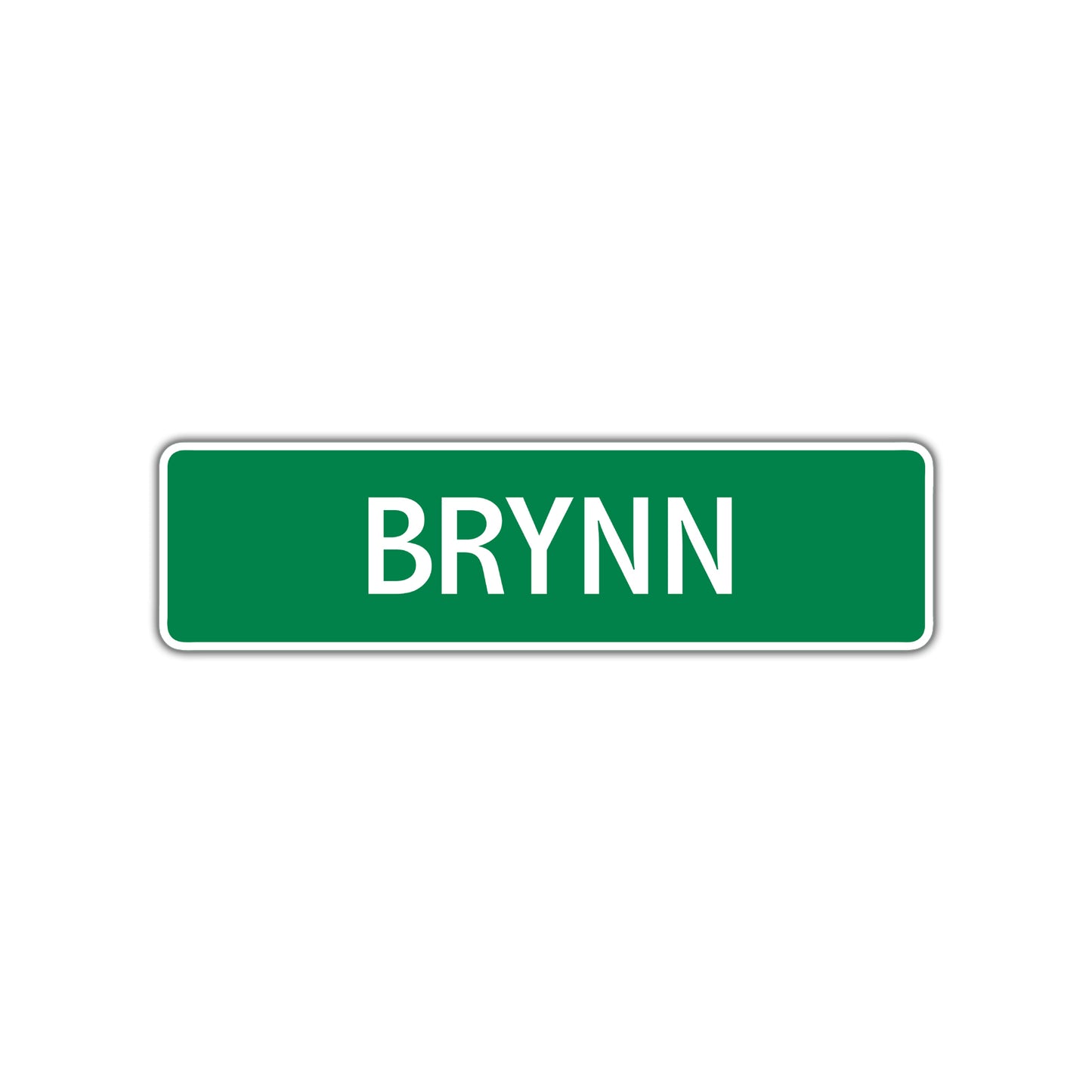 Brynn Street Sign Children Name Room Plate