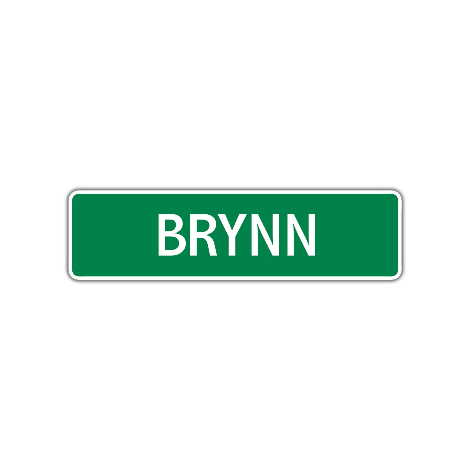 Brynn Street Sign Children Name Room Plate