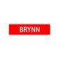 Brynn Street Sign Children Name Room Plate