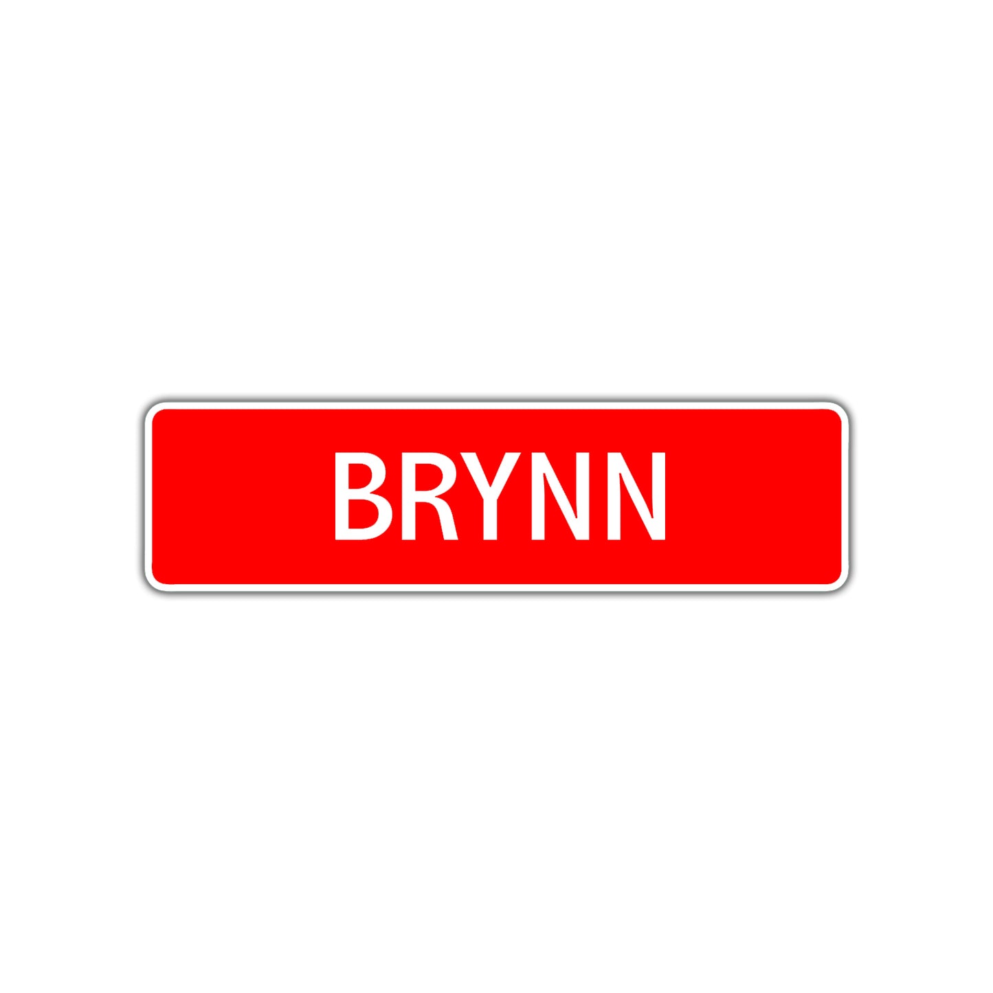 Brynn Street Sign Children Name Room Plate