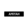 Amiyah Street Sign Children Name Room Plate