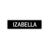 Izabella Street Sign Children Name Room Plate
