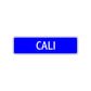 Cali Street Sign Children Name Room Plate